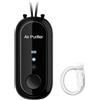 GiReich Purificatore d'aria Portatile per uso Personale, Mini Depuratore d'aria a Ioni Negativi da Collo, Ricaricabile, Efficace Contro Germi e Allergeni (Nero)