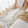 Famibay Tappeto Corridoio Lungo 60 x 120 cm Tappeti Cucina Lavabile Antiscivolo Capelli Corti Beige Marrone Moderno Astratto Tappeto Corridoio Piede Letto Ingresso