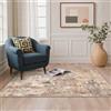 BEIMO Tappeto Salotto Pelo Corto, Moderno Tappeto Camera Da Letto, Tappeti Antiscivolo Lavabile, Tappeti Astratto per Corridoio, Soggiorno, Sala, Cameretta, Grigio Tortora, 80x150cm