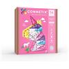 CONNETIX Piastrelle Magnetiche Glitter Pacchetto Unicorno, 56 Pezzi