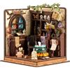 BATTREVO book nook kit-Alchemy Master-DIY 3D Puppenhaus Holz-Puzzle,DIY Regali decorativi per librerie, kit di artigianato per adulti, regali di compleanno per Natale