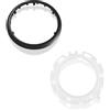 1neiSmartech Kit Ghiera di Ritenzione e Cornice Esterna Nera Telaio per Cuffia Asta del Cambio Compatibile con Citroen C3 2003-2009 e C2 2003-2010, Oem 7589T8, 7589V0