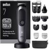 Braun AIO7560, nero, grigio, 0,5 mm, 2,1 cm, universale, batteria, 120 min