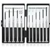 Cozy Inviting cacciavite per occhiali e Orologi di Precisione, set mini cacciaviti 11 in 1 in Acciaio Inox, juego de destornilladores pequeños para gafas y relojes con Custodia