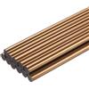 QUARKZMAN Mini Bastoncini di Colla a Caldo per Pistola Colla 11mm x 200mm Bronzo Oro 12pz