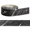 Dryxog Modanatura Adesiva per Pareti, 7,8 cm x 10 m Greca Adesiva per Parete, Bordo Adesivo per Pareti, 3D Rimovibili Bordo per Carta da Parati per Cucina Bagno per Specchio Linee Murali (Nero)