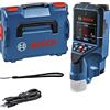 Bosch Professional 12V System Wall Scanner D-tect 200 C,senza batteria e caricabatteria, rilevamento cavi non/sotto tensione, metallo, tubi di plastica, montanti in legno e cavità, cavo USB-C, L-BOXX