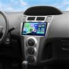 Hikity 4+64G Autoradio Android per Toyota Yaris/Vizi 2005-2011 Wireless Carplay 9''Incell Schermo per Auto Android Auto WiFi Touchscreen Bluetooth5.0 GPS Retrocamera