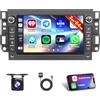 Inefala [2G+64G]Inefala Android 15 Autoradio per Chevrolet Epica Tosca Captiva Aveo con Wireless Carplay Android Auto, 9 Pollici Touchscreen Stereo Auto Bluetooth con Navi GPS WiFi RDS/FM SWC Retrocamera Mic