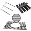 GriHero Parti di ricambio per barbecue Weber Spirit I & II 300 Series - E310 E320 E330 barbecue a gas, 8847 griglia in ghisa, 7636 Flavorizer Bar copertura bruciatore & 69787 accessorio per bruciatore in