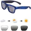 OhO sunshine Audio Sunglasses,Voice Control and Open Ear Style Listen Music and Calls with Volumn UP and Down, Bluetooth 5.2 Smart Glasses and IP44 Waterproof Feature for Outdoor Sports