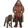 Schleich 42638 Hagrid e Thor, da 6 anni, WIZARDING WORLD - Figura, 8 x 11,5 x 13 cm
