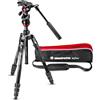 Manfrotto Travel Befree Live - Treppiede Twist, testa video, nero, compatto (MVKBFRT-LIVEUS)