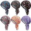 Geyoga 6 Turbante da Donna per Chemio Bandana in Cotone per Capelli (Stile alla Moda)