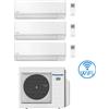 Panasonic Climatizzatore Condizionatore Panasonic Serie TZ Wifi R32 Trial Split Inverter 9000 + 9000 + 9000 BTU con U.E. CU-3Z52TBE Classe A+++/A+