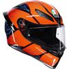 Agv casco integrale K1 S E2206 Speedarmor - Arancione Blu