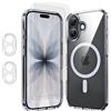 EVETANE Cover iPhone 17 e 2 schermi di protezione - TPU - Trasparente - refurbished