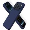 EVETANE Cover iPhone 17 Pro Max e 2 schermi di protezione - Silicone - Blu - refurbished