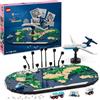LEGO Family Momenti di Viaggio, Mappa del Mondo Giocattolo con Aereo da Costruire e Supporto Foto, Giochi per Bambini e Bambine, Gadged Idea Regalo per Ragazzi e Ragazze, Attività per Famiglia 41838
