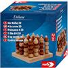 Noris 606102033 Deluxe Serie 3D, Il Famoso Gioco di strategia in Legno di Alta qualità con Sfere in Legno e tavoletta, a Partire dai 6 Anni in su