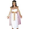 FIESTAS GUIRCA | Costume Egiziana Bambini (10-12 Anni) - Vestito, Cappa, Bracciale e Cintura - Costumi da Faraona per Halloween, Carnevale e Feste in Maschera - Ideale per Bambine - Bianco e Oro