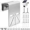 wugongshan 1 Set di Supporto Grondaia per Eufy Security Camera, Staffa per Telecamera Esterna, Staffa per Arlo Pannello Solare, compatibile con IP PTZ Dome telecamere
