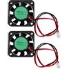 ECSiNG Ventola di raffreddamento quadrata per server di raffreddamento, 2 pezzi, per hard disk, AD0412MX-G70, 0,08 A, 12 V, per computer, videoregistratori, server di raffreddamento, 28 cm