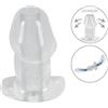 Anos Butt Plug with Tunnel Transparent