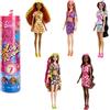 Barbie - Color Reveal Serie Dolci Frutti, Bambola profumata con 7 sorprese cambia-colore e accessori, giocattolo per bambini, 3+ Anni, HJX49