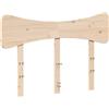 vidaXL Testiera 120 cm in legno di pino massiccio