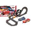 Carrera - 20062477 Toys GO!!! Disney Pixar Cars Neon Nights Set Pista da Scontro e Due Macchinine con Saetta Mcqueen e Jackson Storm, Gioco Adatto per Bambini dai 6 Anni, Multicolore