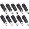 Create idea 10 accoppiatori/convertitori/connettori con attacco femmina da 5,5 x 2,1 mm ad attacco maschio da 5,5 x 2,5 mm, per applicazioni con telecamere CCTV