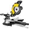 FEMI JOB LINE FM-TR1025B - Troncatrice Telescopica 2000W - Disco 255mm - Puntatore Laser - Compatta e Portatile 14.5Kg - Tavolo Girevole di Precisione - Grande Capacità di Taglio Legno e Alluminio