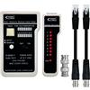 Nanocable 10.31.0303 Tester Professionale per Rj11/Rj12/Rj45, Cavi Coassiali