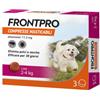 Frontline Frontpro Cane 2-4kg 3 compresse masticabili