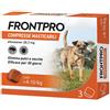 Frontline Frontpro Cane 4-10kg 3 compresse masticabili