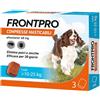 Frontline Frontpro Cane 10-25kg 3 compresse masticabili