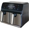 Unold 58685 friggitrice Doppia 8 L Indipendente 1700 W Friggitrice ad aria calda Nero, Grigio