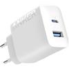 Anker 312 20W 1x USB-A 1x USB-C Caricabatterie bianco (A2348G21)