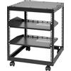VEVOR Rack per server a telaio aperto 12U, profondità regolabile da 15'' a 40'', rack per server di rete indipendente o montabile a parete, rack AV a 4 montanti con rotelle, può contenere tutte le vostre apparecchiature IT di rete, apparecchiature AV, …