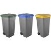 Mobil Plastic BIDONE PER RIFIUTI 80 lt - Colore verde