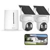 ARCCTV ANRAN 4MP Solare Batteria Sistema di videosorveglianza Esterni WiFi Home IP65 IR