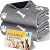 Gimars2 Pezzi 【60×50 cm】Tappetini Lavabili per Cani Tappetino per Addestramento