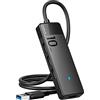 Inateck Hub USB 3.2, 4 Porte USB a Hub, Adattatore USB 3.2 Gen 2 10Gbps con Cavo da 50cm, Adatto per MacBook, Mac PRO/Mini, iMac, Windows, Surface PRO, PS4
