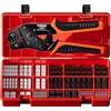 PEBA Pinza Crimpatura Set, 20 tipi Connettori JST-XH e JST-SM 2,5mm, Pinza Crimpatrice 0,03-0,5mm² per serie JST, D upont 2.54mm, Molex, KF2510, ecc