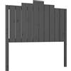 vidaXL Testiera Grigio 106x4x110 cm Legno massello di pino