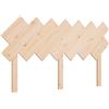 vidaXL Testata del letto 151,5x3x81 cm in legno di pino massiccio