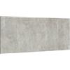 vidaXL Testiera grigio cemento 200x1,5x80 cm materiale a base di legno