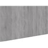 vidaXL Testiera grigia Sonoma 160x1,5x80 cm Materiale ligneo