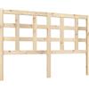 vidaXL Testata 140,5x4x100 cm in legno di pino massiccio
